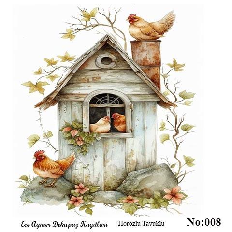 TAVUKLU HOROZLU DEKUPAJ 008