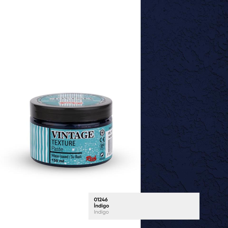 VİNTAGE TEXTURE PASTA İNDİGO