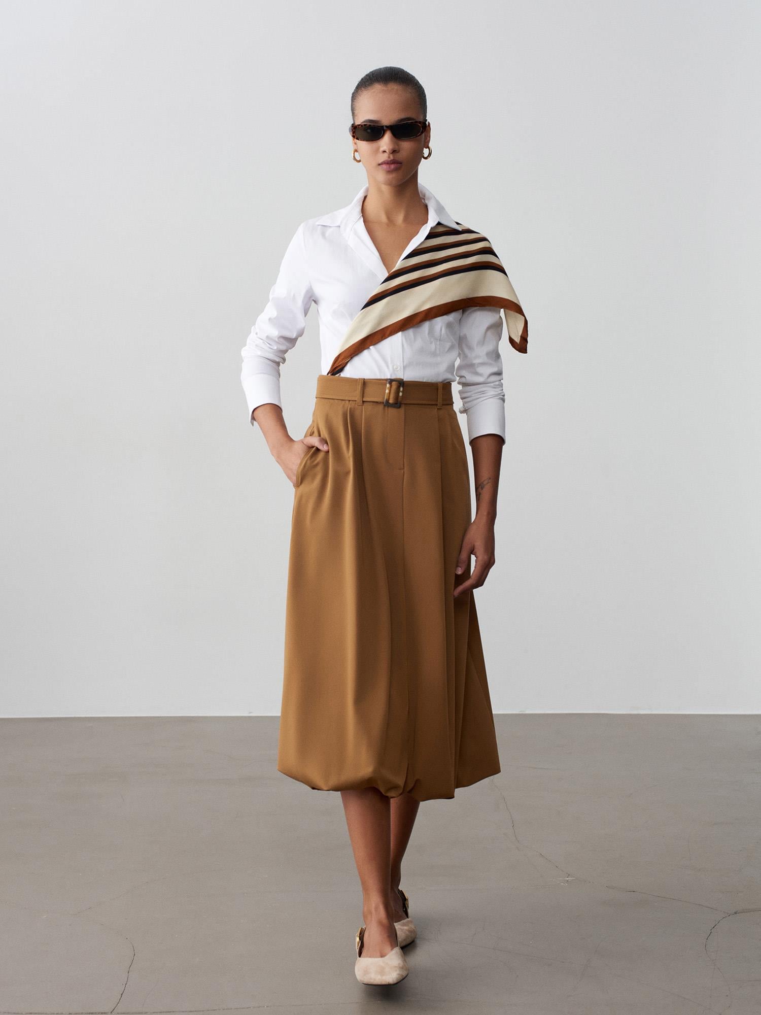 BALON KEMERLİ  MİDİ ETEK