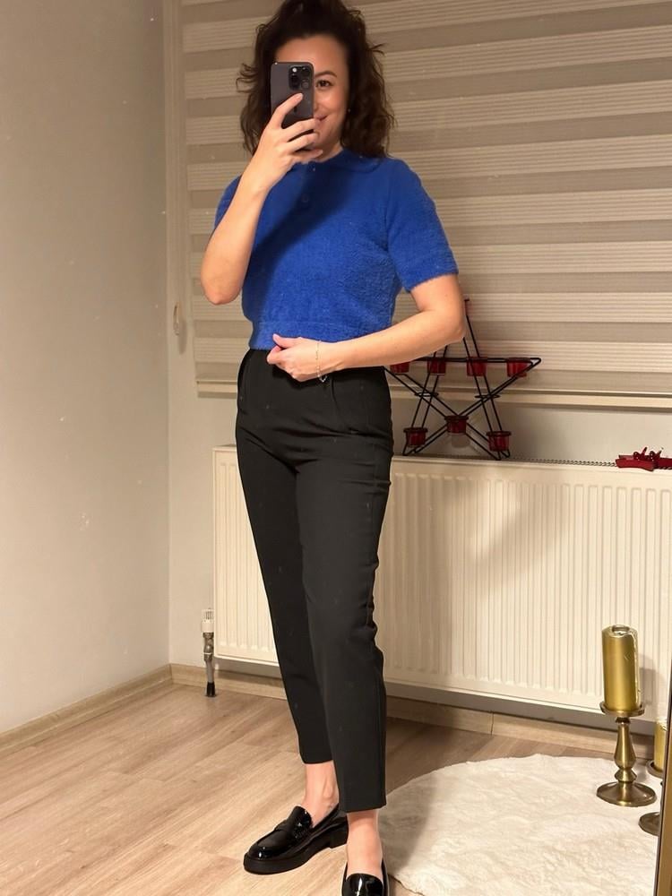 FLATOLU KUMAŞ PANTOLON