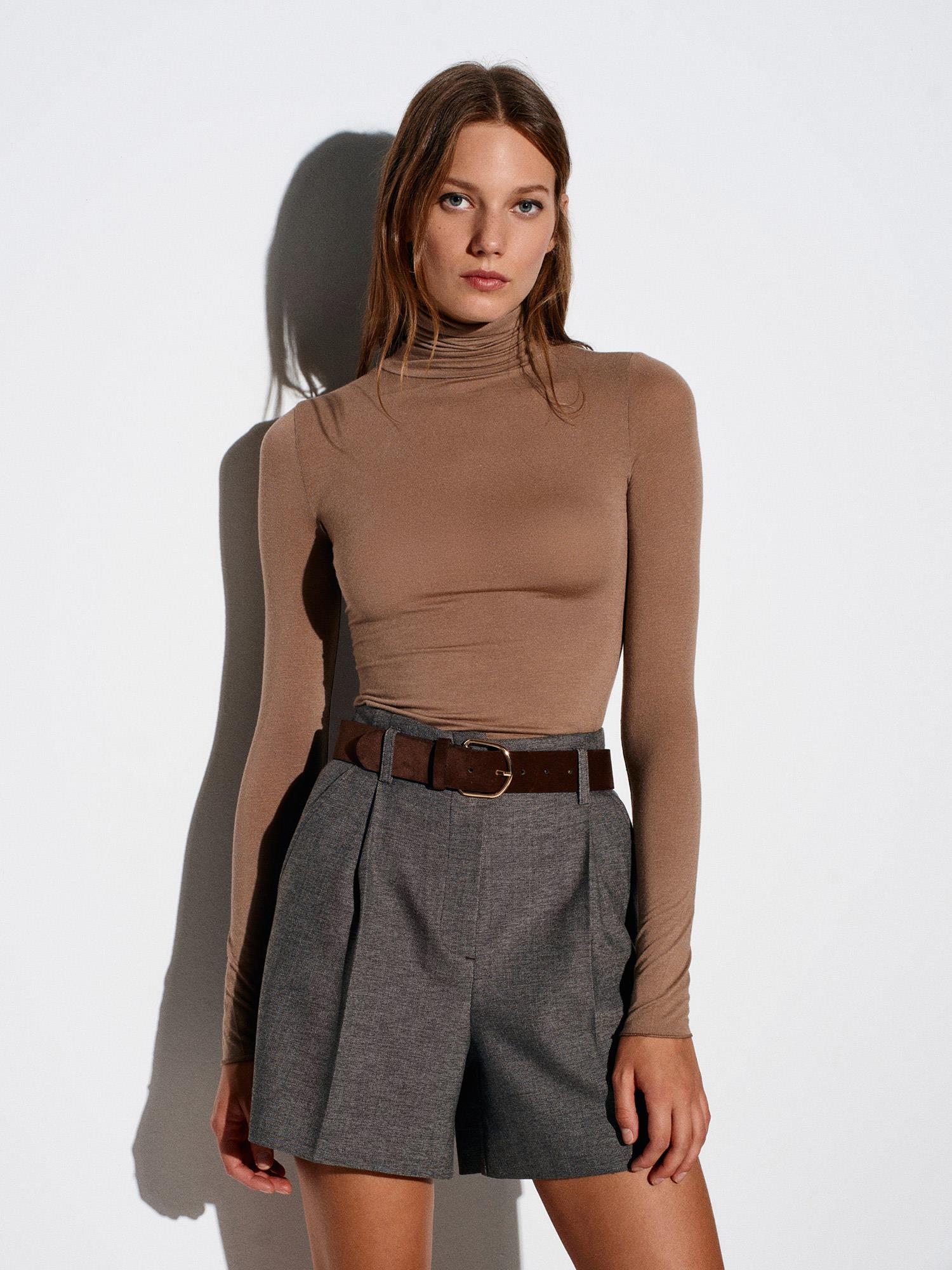 BALIKÇI YAKA KAŞMİR BLUZ