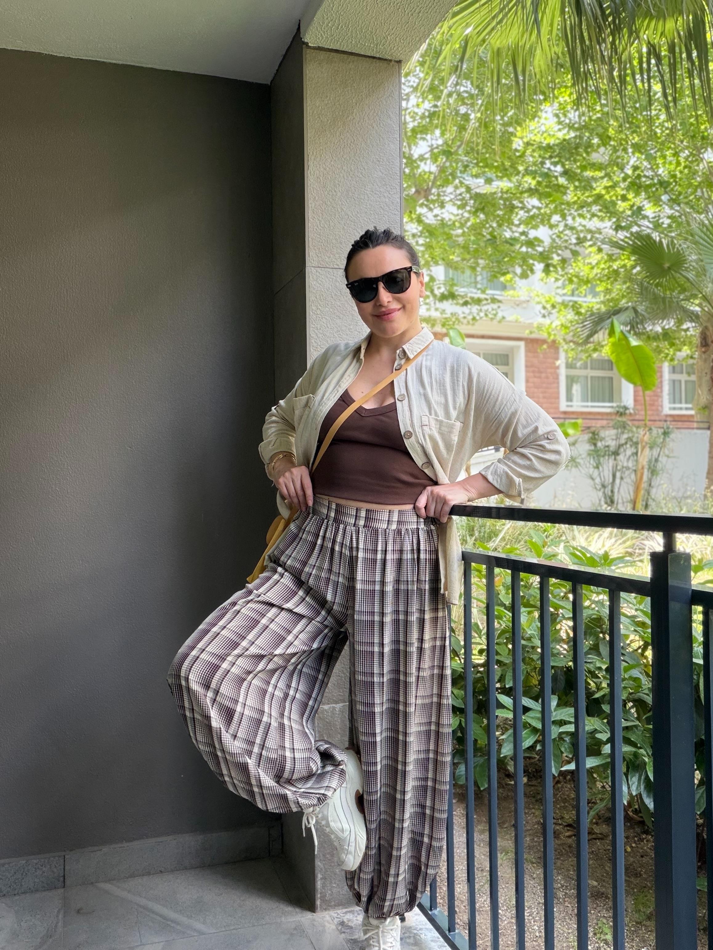 BELİ LASTİKLİ EKOSELİ ŞALVAR