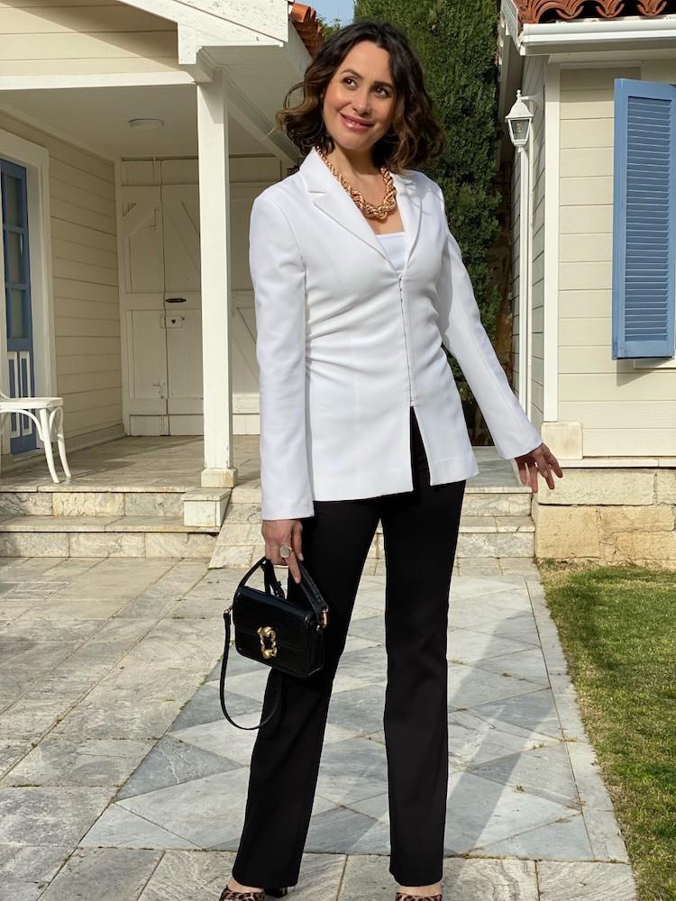 BÜZGÜLÜ FİT BLAZER CEKET