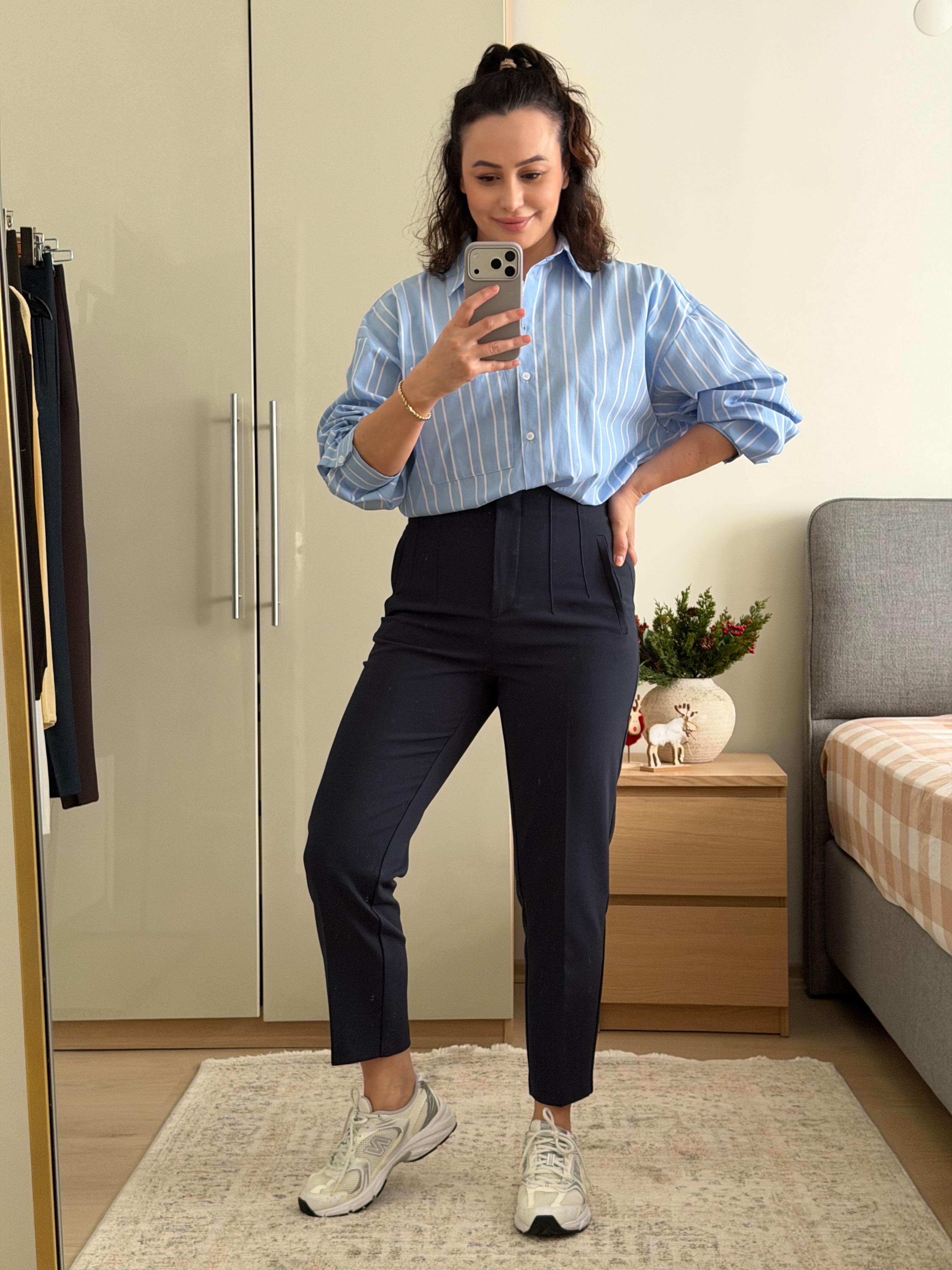 FLATOLU KUMAŞ PANTOLON