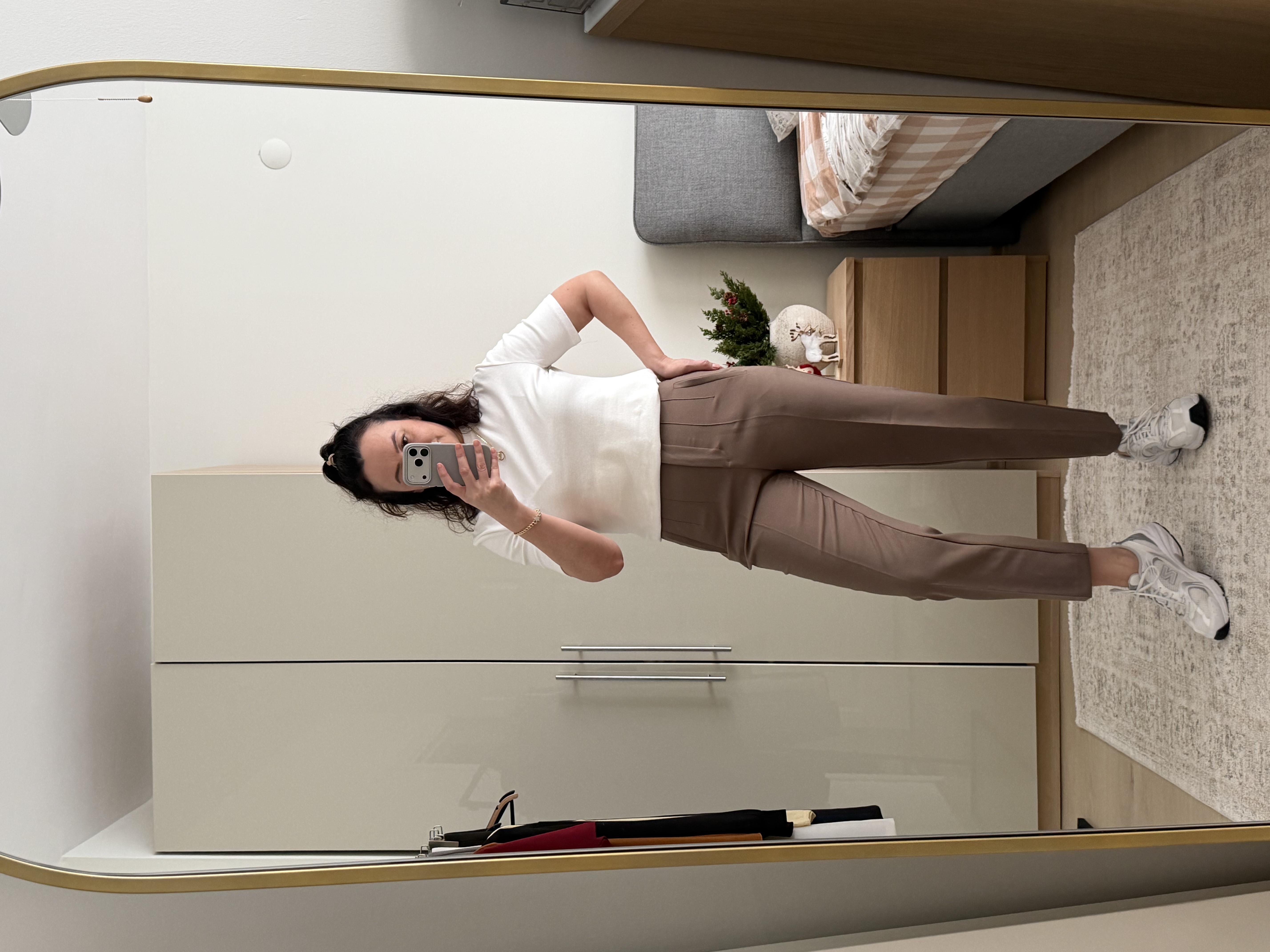 FLATOLU KUMAŞ PANTOLON