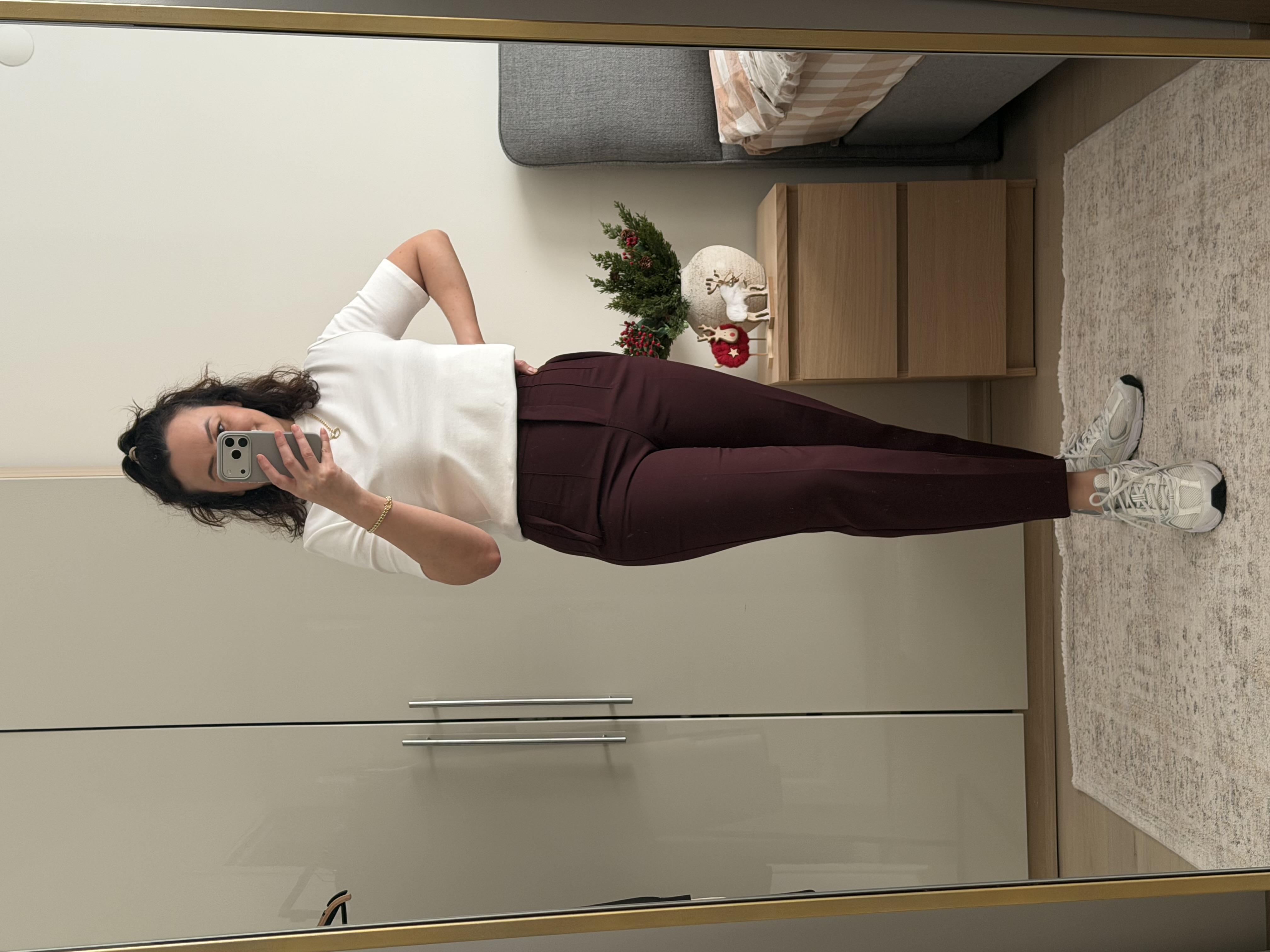 FLATOLU KUMAŞ PANTOLON