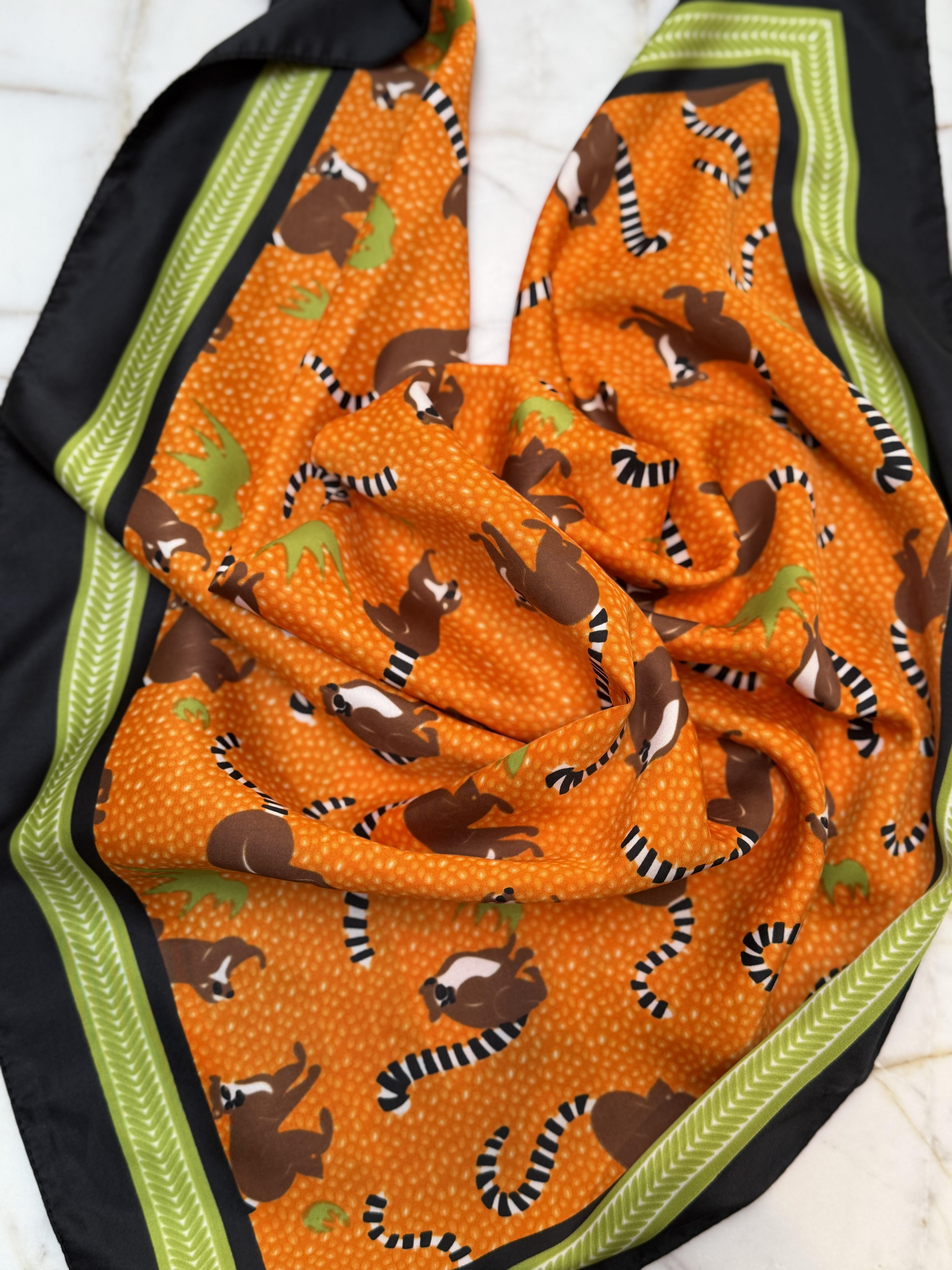 RAKUN DESENLİ FULAR