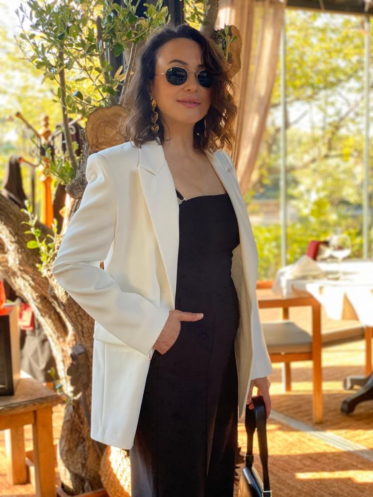 TEK DÜĞMELİ OVERSİZE BLAZER CEKET