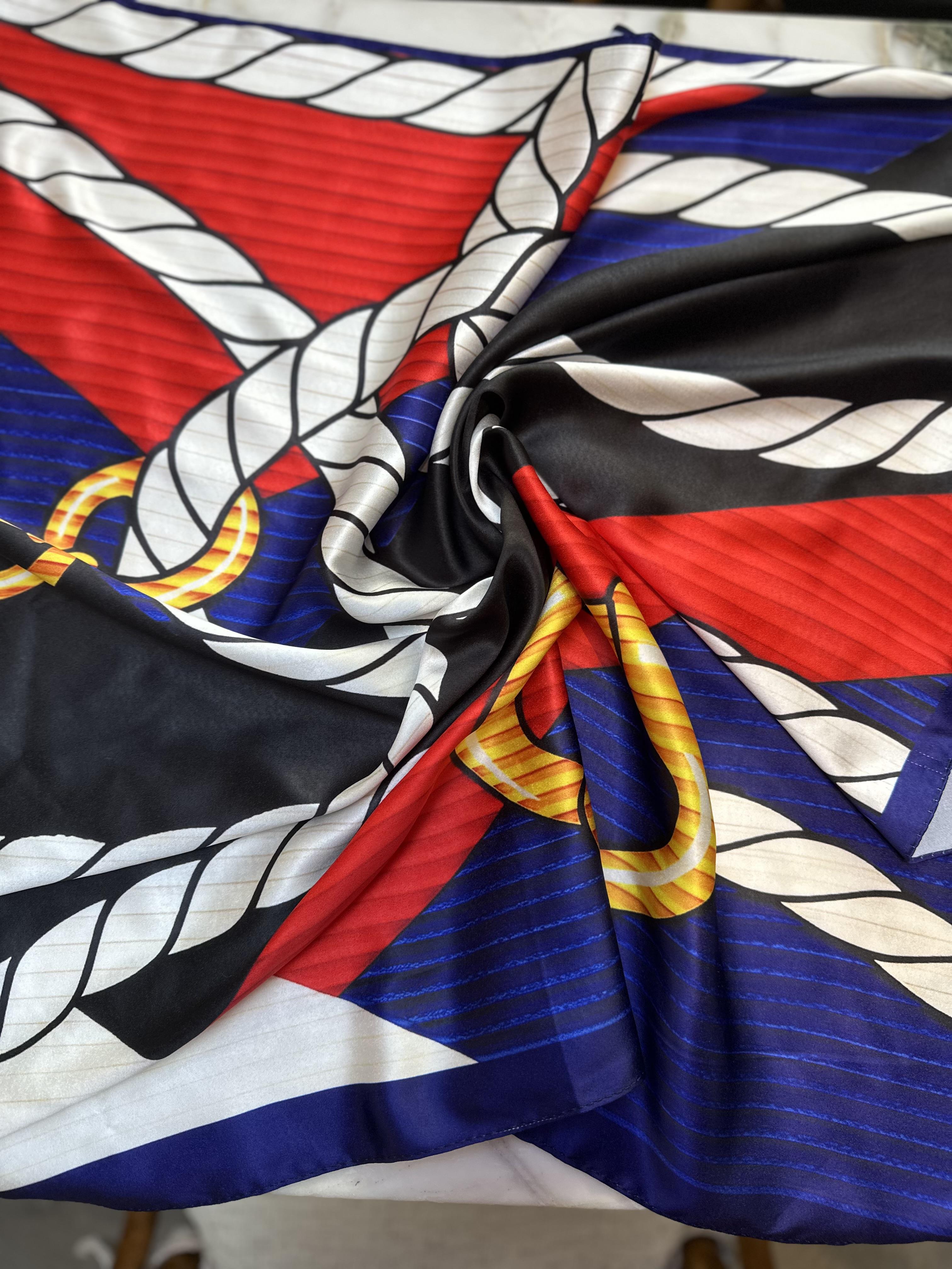 ZİNCİR DESENLİ FULAR