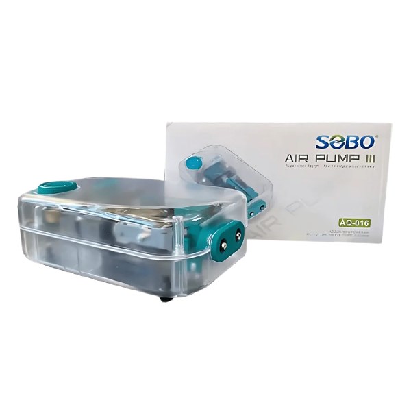 Sobo Hava Motoru Şeffaf Kasa 8W 2 x 6 LtMin