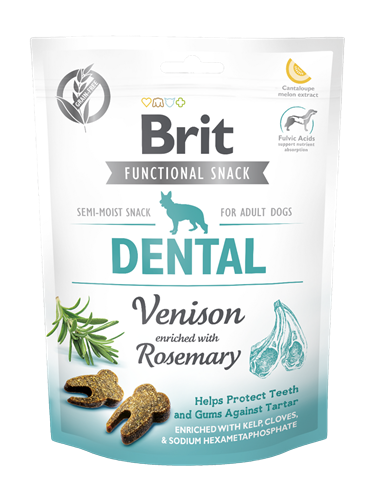 Brit Care Dişler Ve Diş Etlerini Korumak İçin, Tahılsız, Geyik Etli Ve Biberiyeli, Fonksiyonel Yetişkin Köpek Ödülü 150 gr