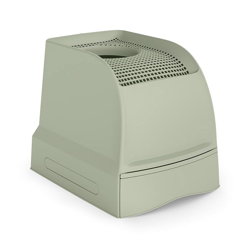 Imac Frıda - New Üstten Girişli Kedi Tuvaleti Mint Yeşili 56x40x43,5cm