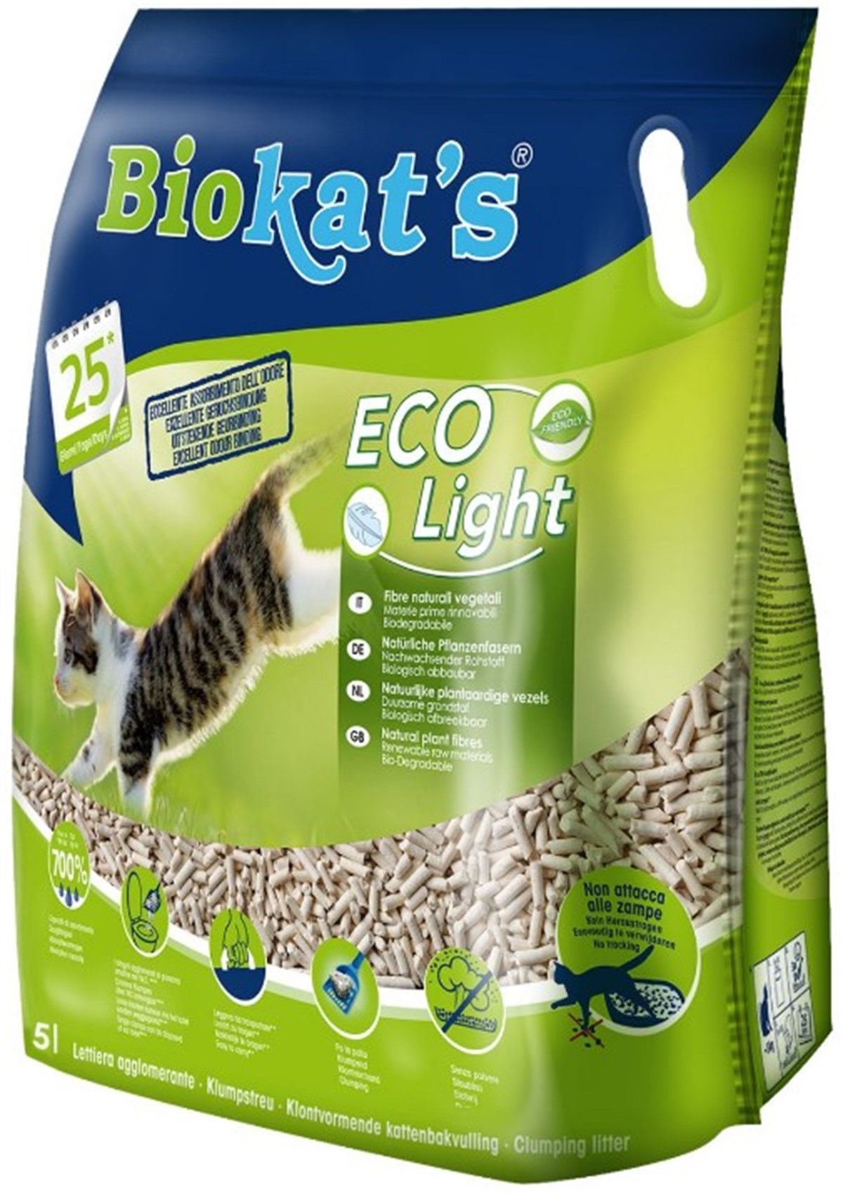 Biokats Eco Light Pelet Kedi Kumu 5 Lt