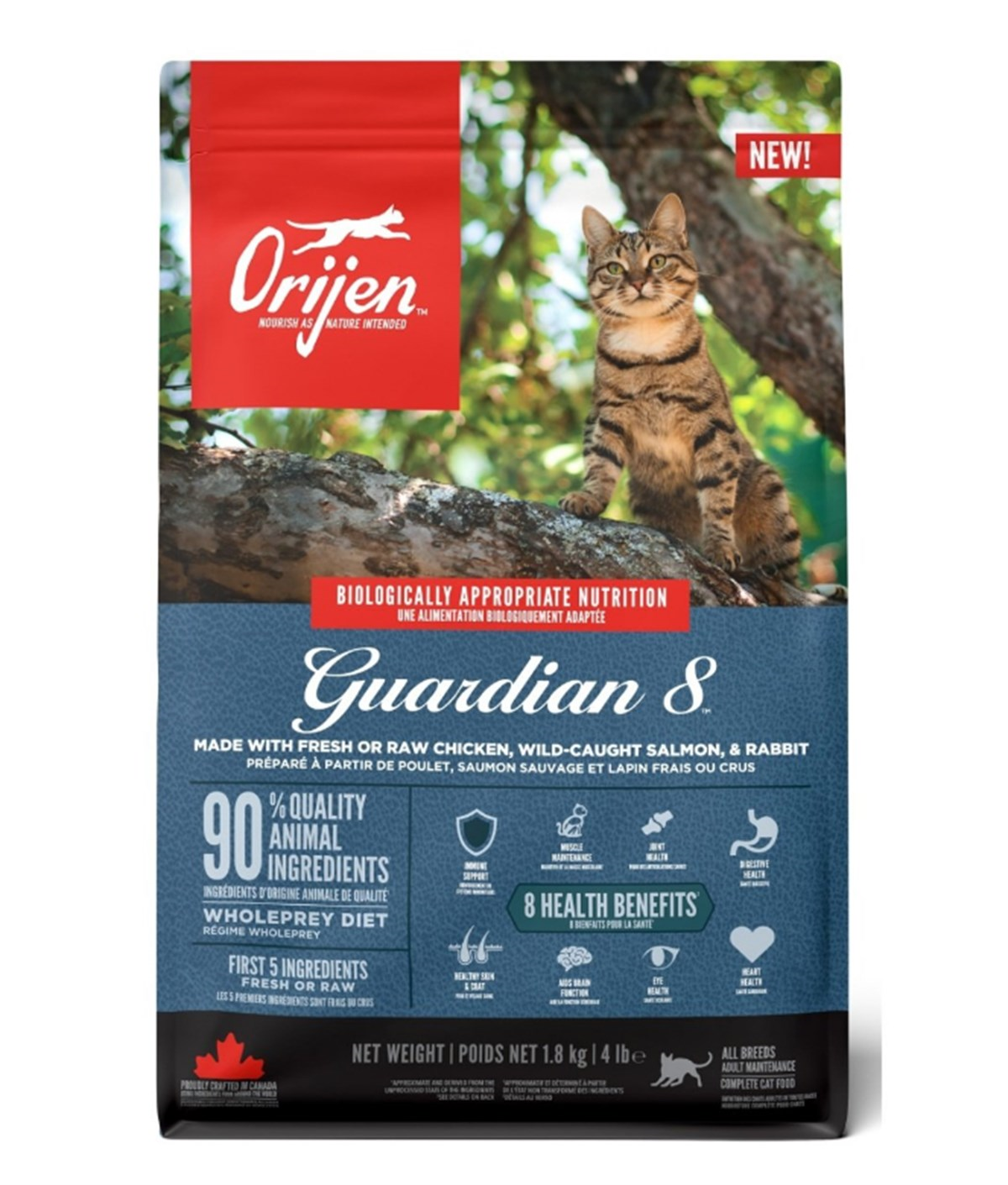 Orijen Guardian Kedi Maması 1,8 Kg