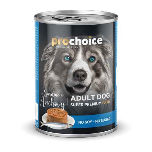 Prochoice Yetişkin Köpekler İçin, Sardalya Ve Hamsi Balıklı Ezme Konserve 12x400 gr