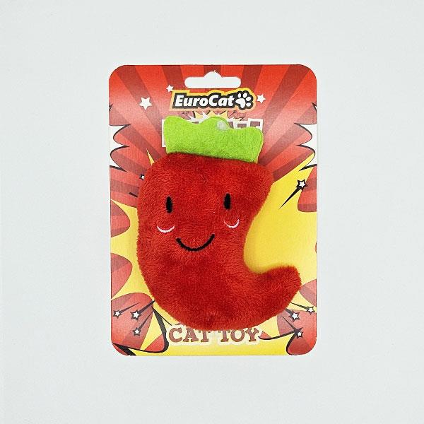 EuroCat Kedi Oyuncağı Peluş Kırmızı Biber