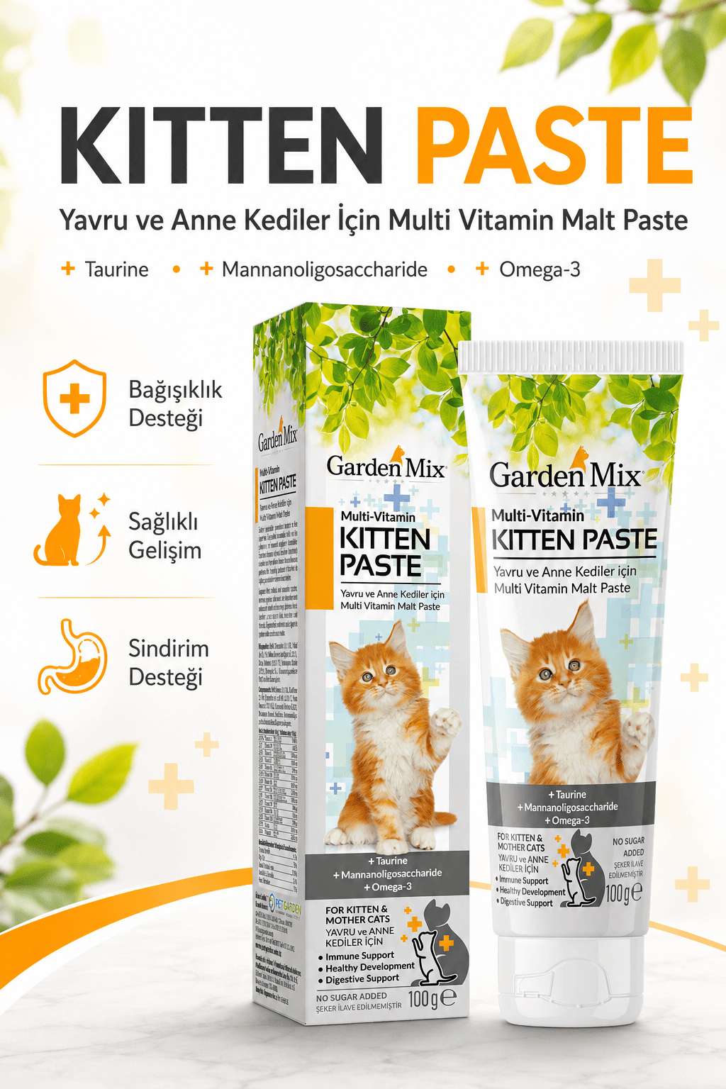 Garden Mix Kedi Kitten Multivitamin Macun 100 Gram