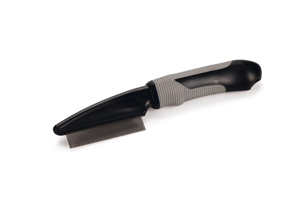 Beeztees Pire Temizleme Tarağı, Siyah, L, 21cm