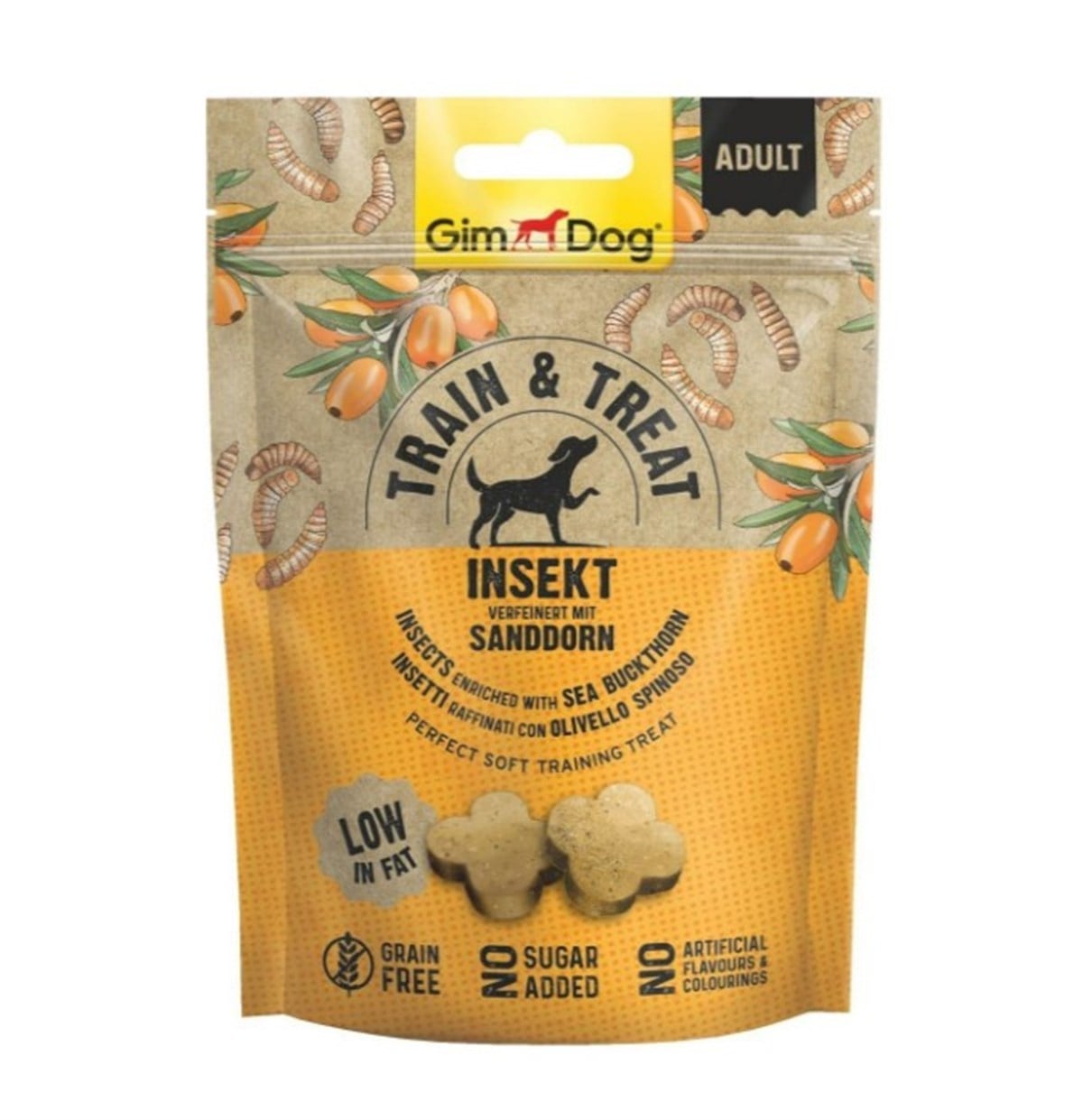 Gimdog Train Treat Insect Seabuckthorn Köpek Ödülü 125 Gr