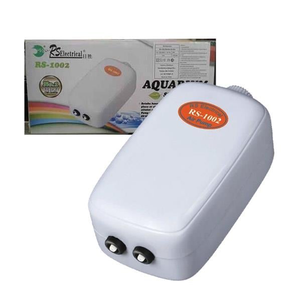 Risheng Süper Hava Motoru Çift Çıkışlı 3,5 Ltmin 5w