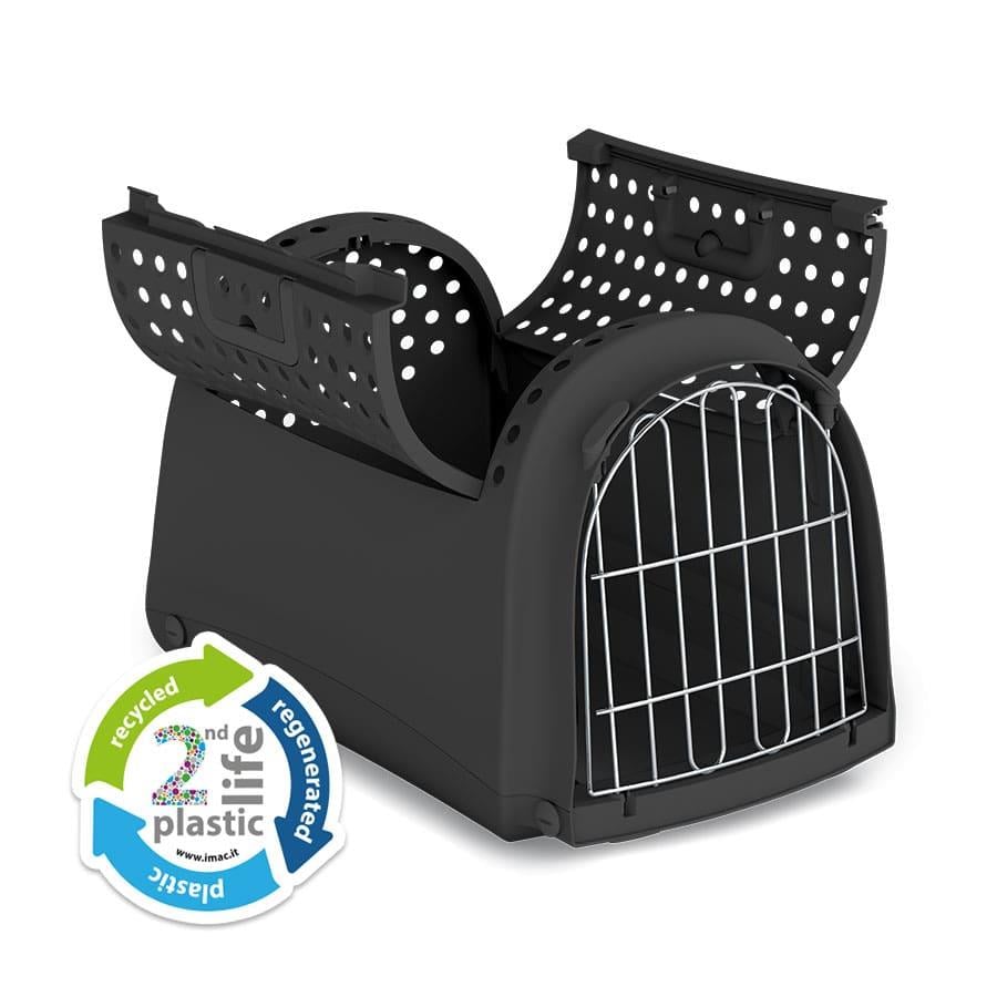 Imac Lınus Cabrıo 2nd Lıfe Üstü Açılır Evcil Hayvan Taşıma Çantası Siyah 52,5x32x34,5cm