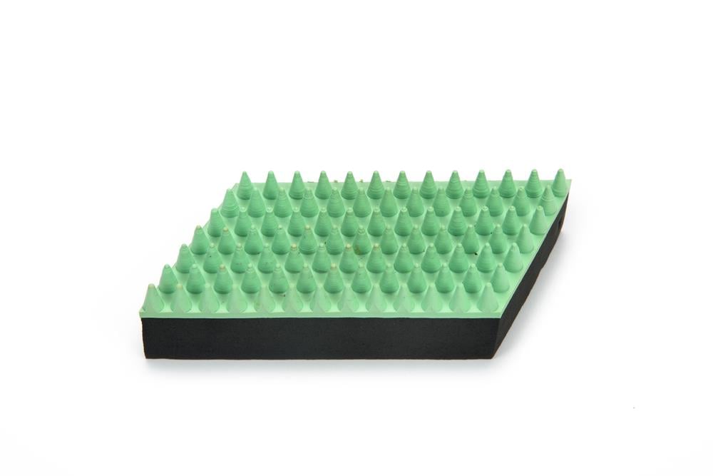 Beeztees Kısa ve Uzun Tüylü Köpek Masaj Fırçası, Kauçuk, Mint Yeşil, S, 13cm, 13x5x3cm