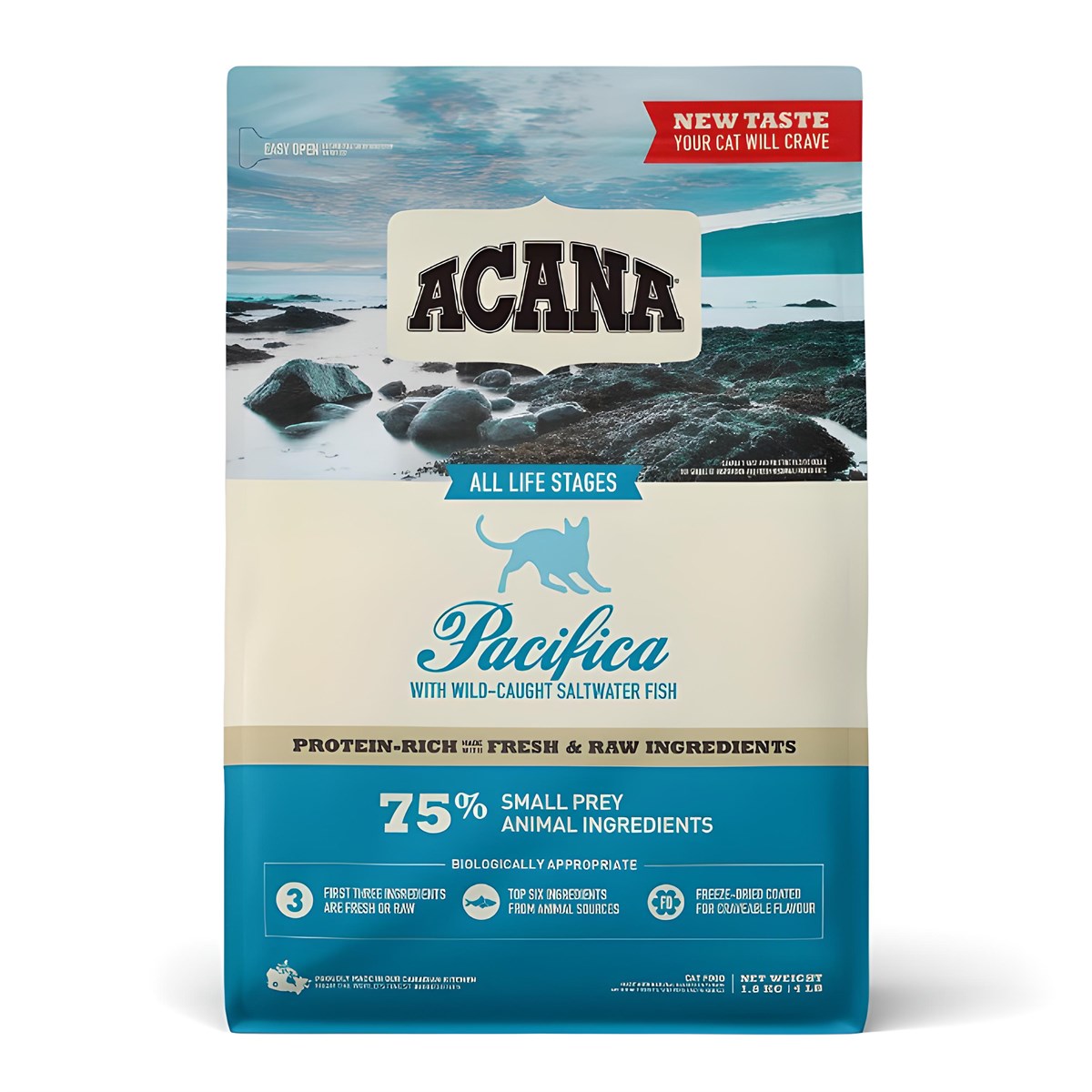 Acana Pacifica Okyanus Balıklı Tümırklar Kuru Kedi Maması 5,4 Kg