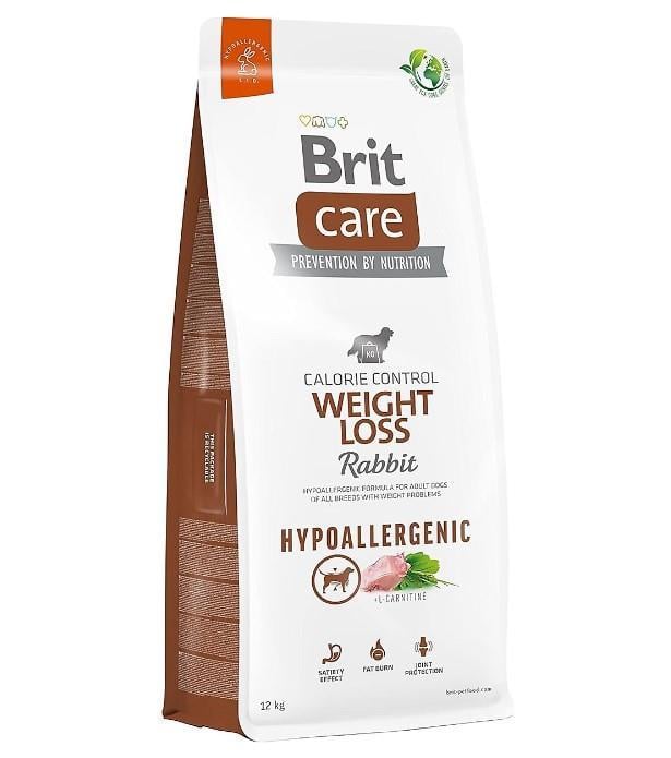Brit Care Hypoallergenic Weight Loss Tavşan Etli Yetişkin Köpek Maması 12 Kg