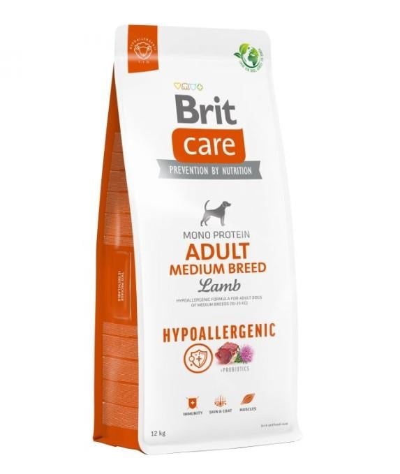 Brit Care Hipoalerjenik Medium Kuzulu Yetişkin Köpek Maması 12 kg