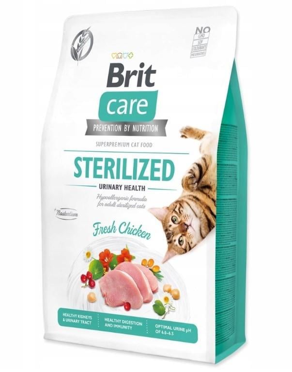 Brit Care Urinary Tahılsız Tavuk Kısırlaştırılmış Kedi Maması 2 Kg