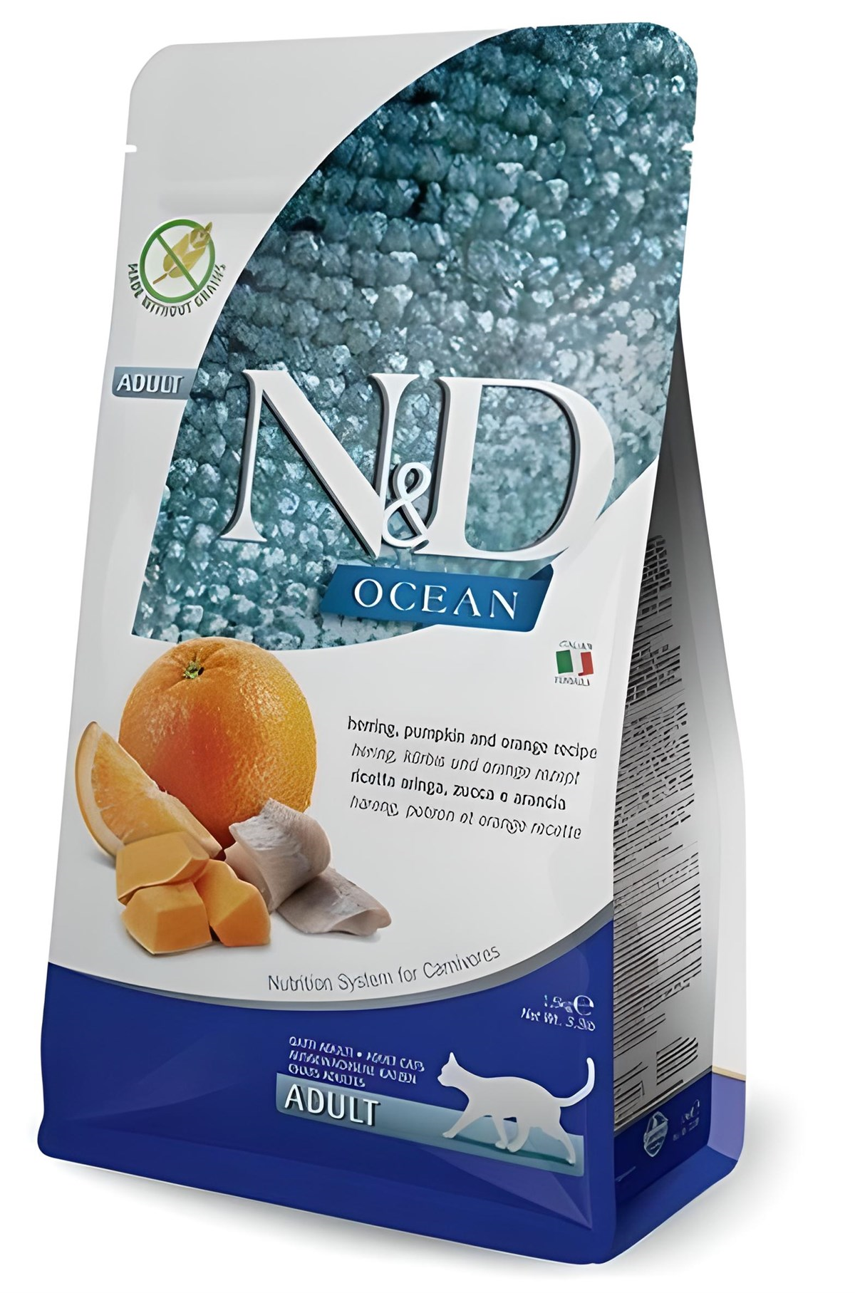 N&D Ocean Pumpkin Ringa Balık&Portakal Kedi Maması 1,5 Kg