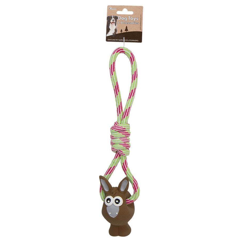 Eastland Düğümlü Stres İpli Peluş Eşek 42cm