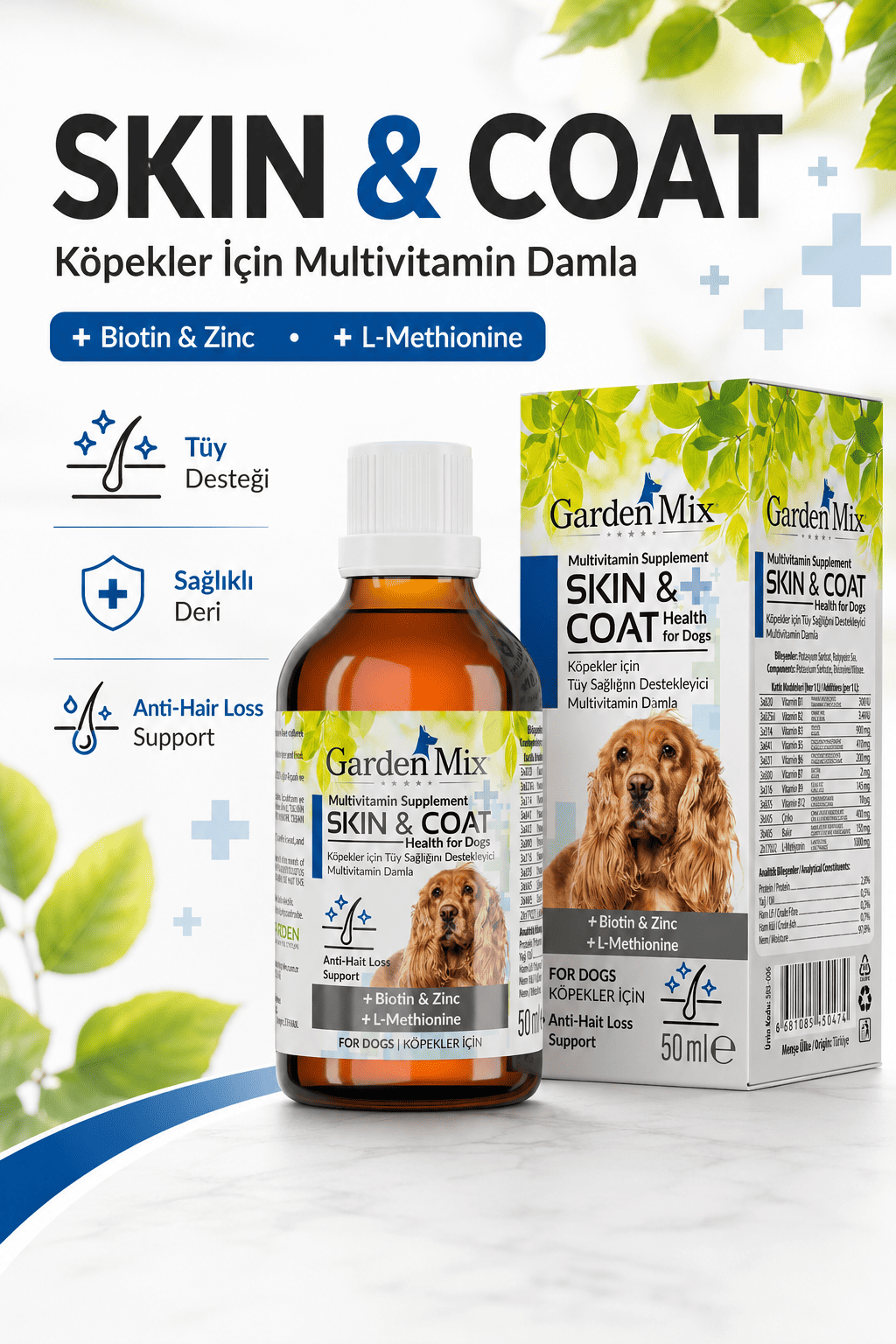 Garden Mix Köpek Tüy Sağlığı Damlası 50 Ml
