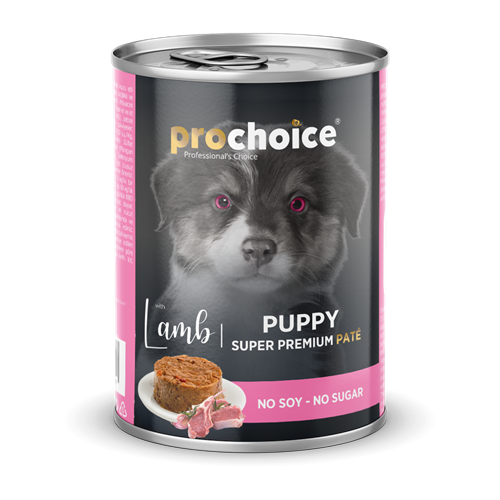 Prochoice Yavru Köpekler İçin, Kuzu Etli Ve Pirinçli Ezme Konserve 12x400 gr