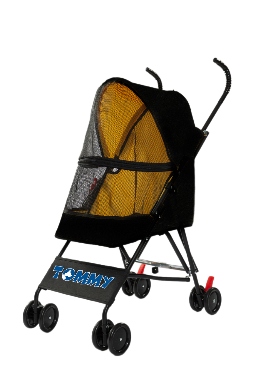 Tommy Evcil Hayvan Arabası Siyah 76.5*44*99cm Max 15kg