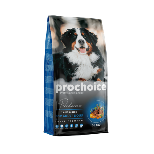 Prochoice Yetişkin Köpekler İçin, Hipoalerjenik, Kuzu Etli Ve Pirinçli Kuru Mama 18 kg
