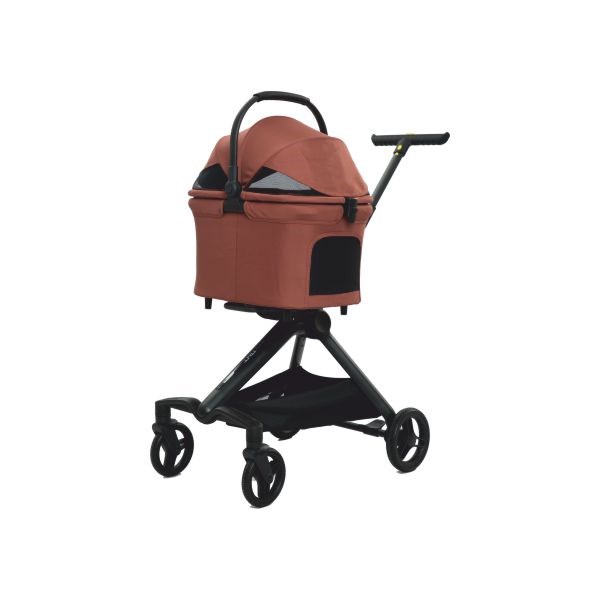 EuroDog Katlanabilir Köpek Arabası Turuncu 66x52x110cm 454-STR-PC702-T