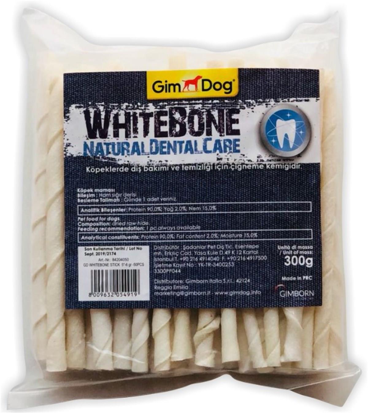 Gimdog Mordimi Burgu Çubuk 5'' 6 Gr 50Li White