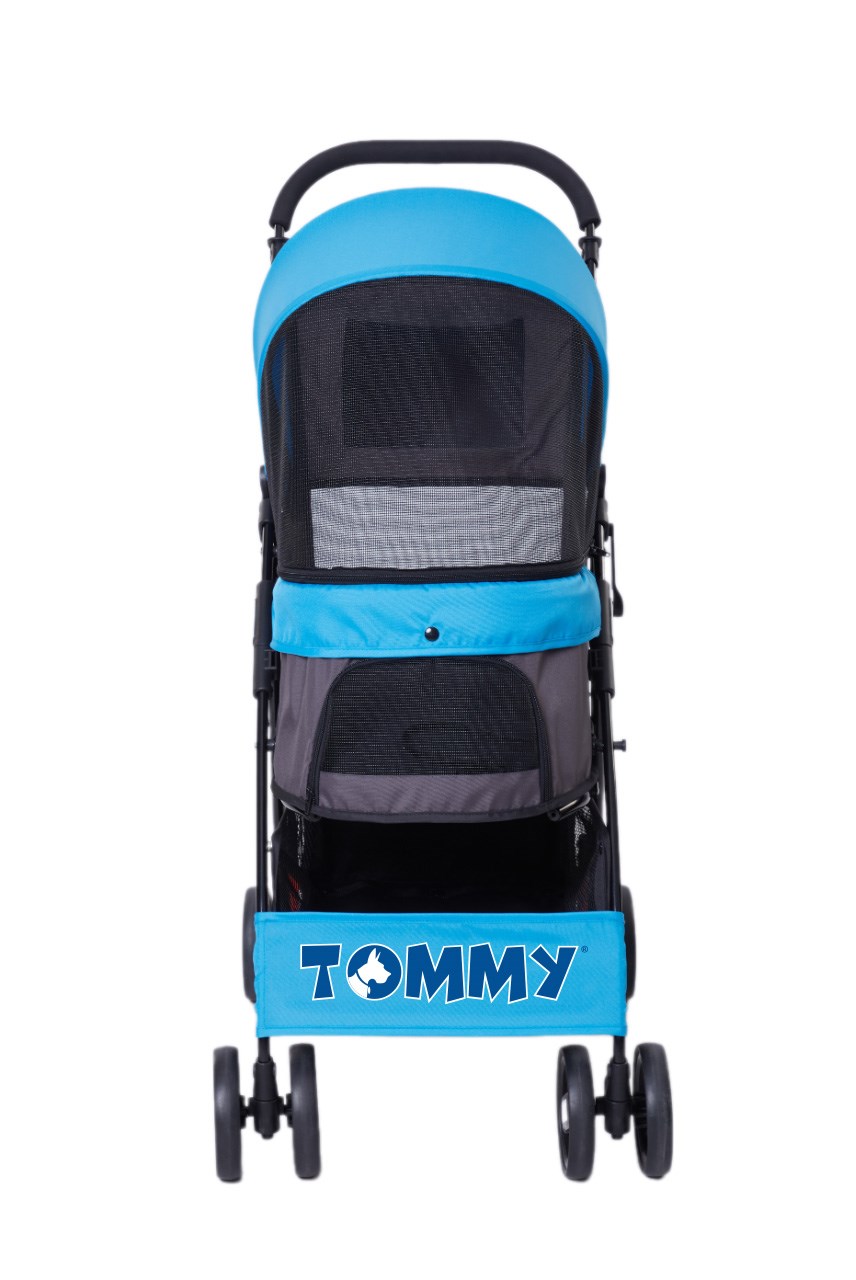 Tommy Evcil Hayvan Arabası Mavi 67*47*98cm Max 15kg