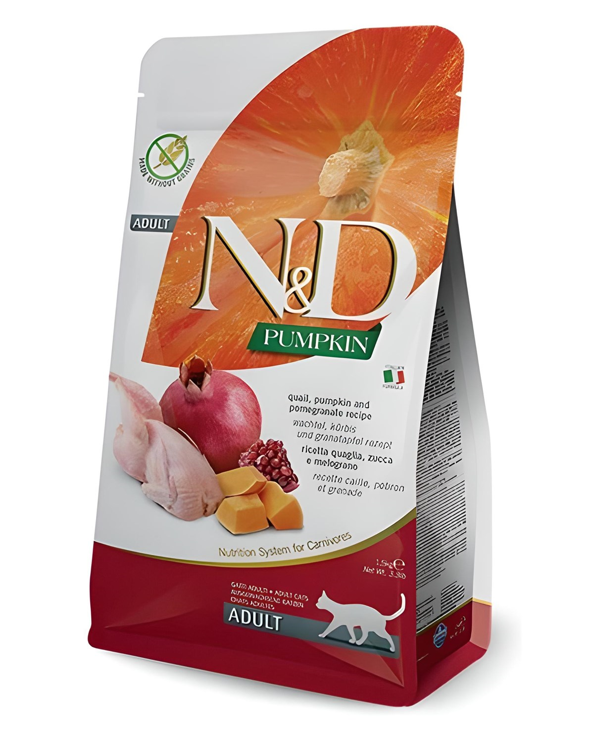 N&D Pumpkin Bıldırcın & Nar Kedi Maması 1,5 Kg