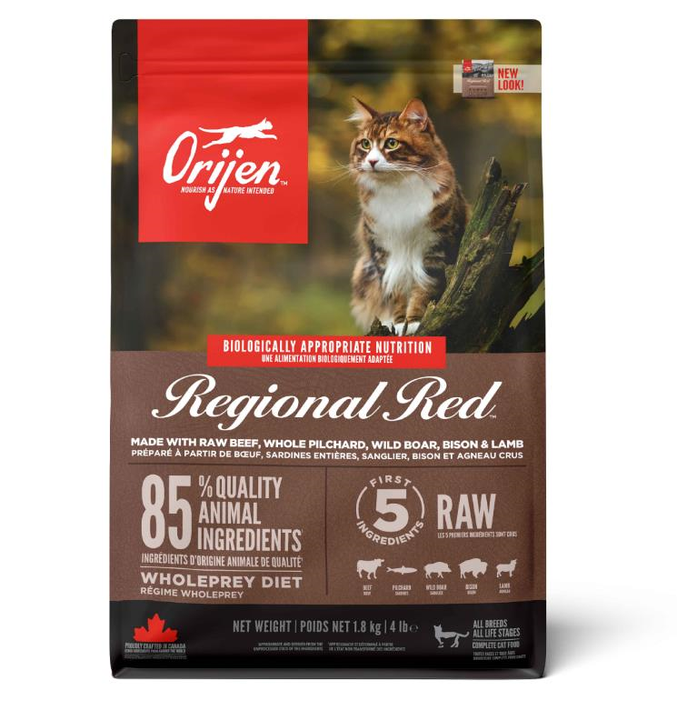 Orıjen Regional Red Kedi Maması 1,8 Kg