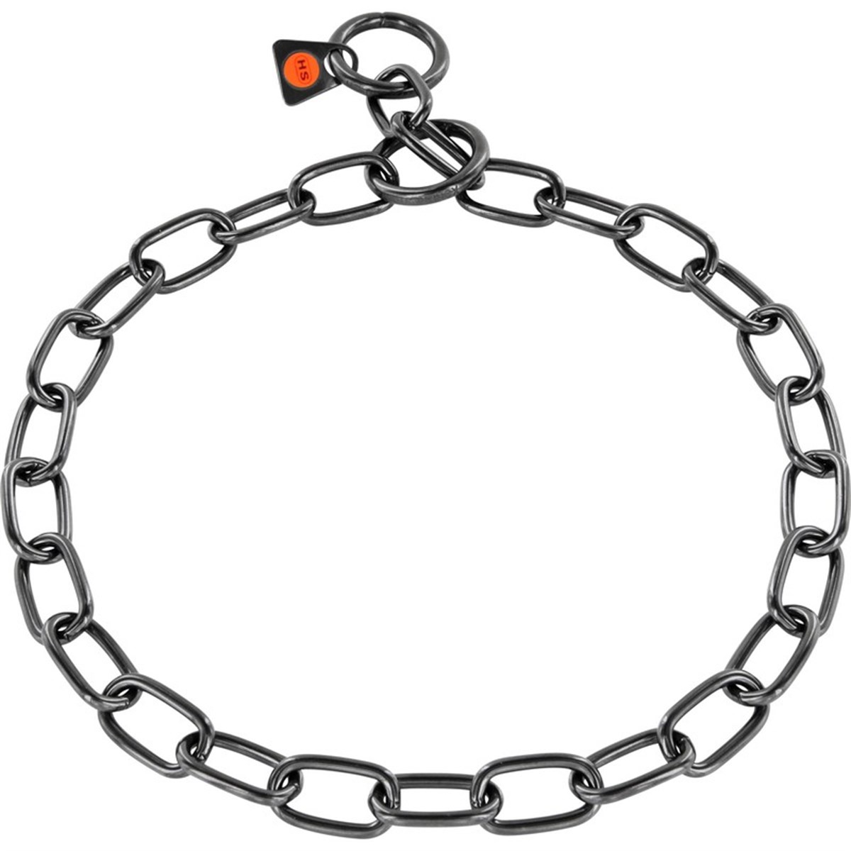 Sprenger Kürk Koruyucu Paslanmaz Çelik Siyah 3mm 44cm Köpek Tasma Orta Boy Bakla