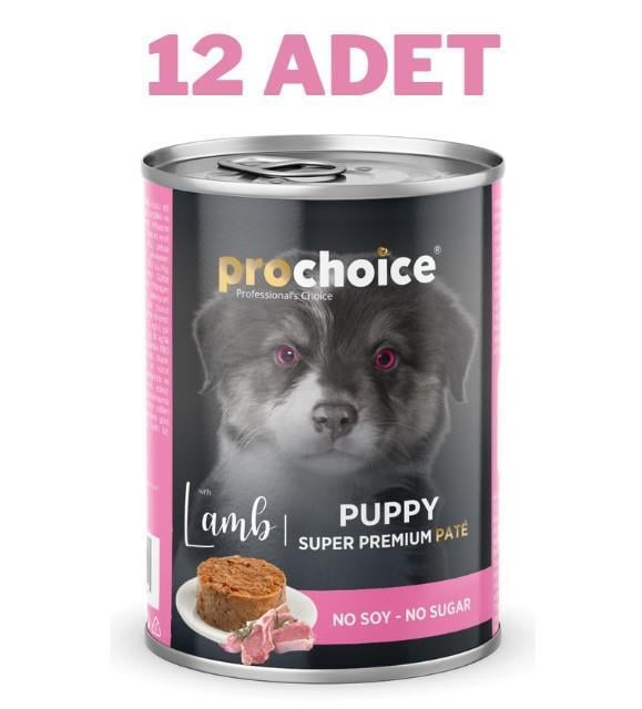 ProChoice Puppy Lamb Pate Yavru Köpek Konservesi 12x400 gr