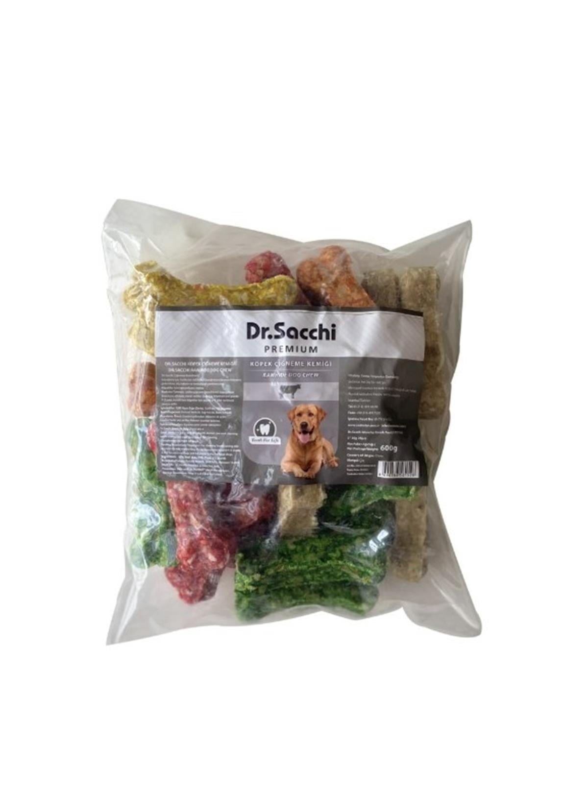 Dr.Sacchi Munchy Kemik Renkli 3'' 25Li 600 Gr