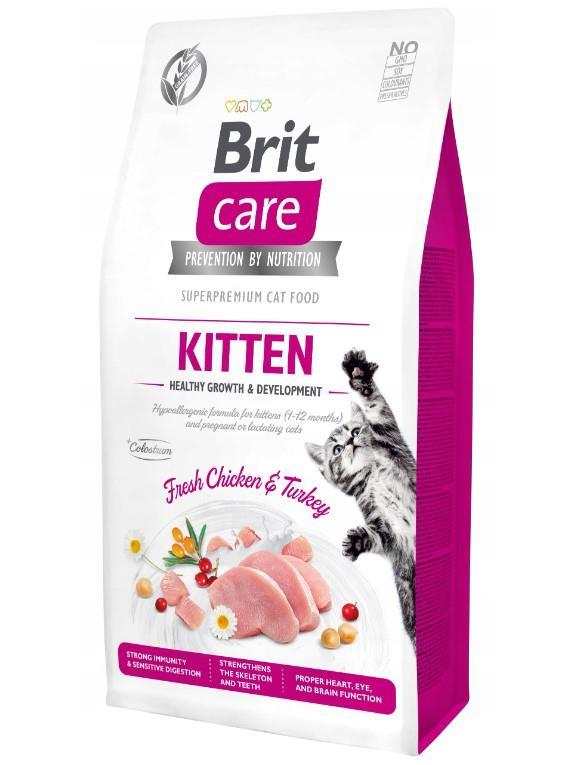Brit Care Tahılsız Tavuklu ve Hindili Yavru Kedi Maması 2 Kg