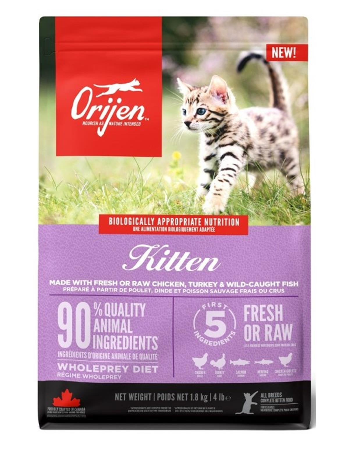 Orijen Kitten Yavru Kedi Maması 1,8 Kg