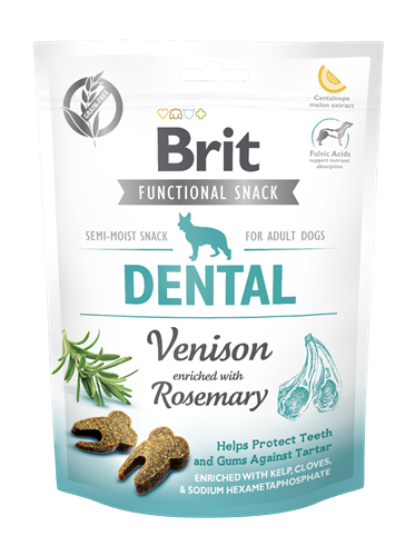 Brit Care Dişler Ve Diş Etlerini Korumak İçin, Tahılsız, Geyik Etli Ve Biberiyeli, Fonksiyonel Yetişkin Köpek Ödülü 150 gr