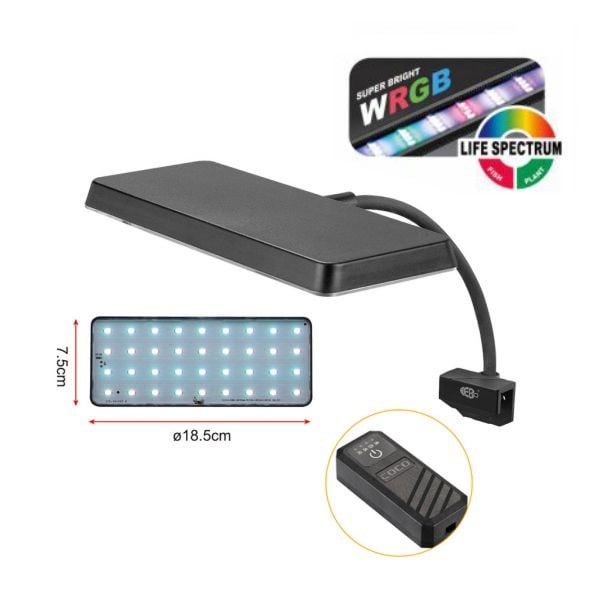 Coco 13W Yön Ayar Led Akvaryum Aydınlatma 75x185 Mm