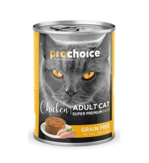 ProChoice Adult Cat Chicken Pate Kedi Konservesi 400 gr
