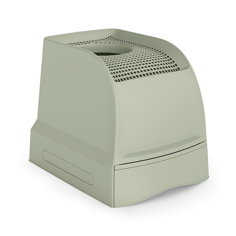 Imac Frıda - New Üstten Girişli Kedi Tuvaleti Mint Yeşili 56x40x43,5cm